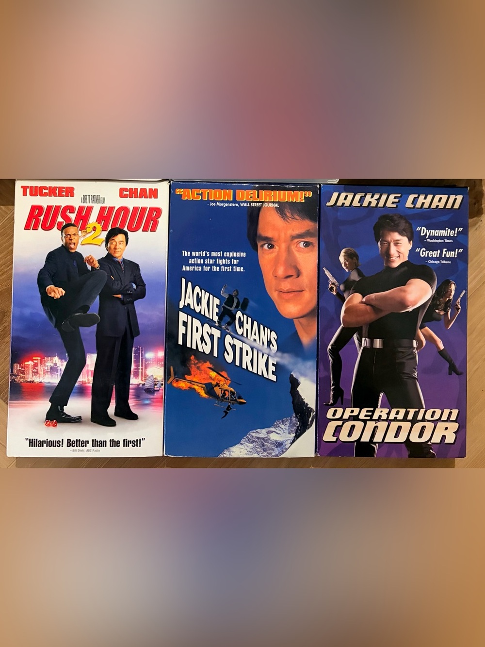Jackie Chan's First Strike Movie Poster - Blue
